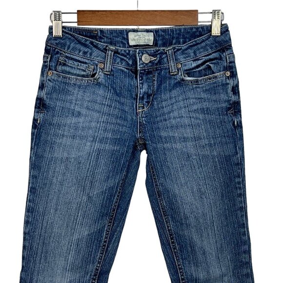 Aeropostale WOMEN'S SKINNY JEANS‎ VINTAGE DENIM BLUE SIZE 1/2R - Picture 2 of 13